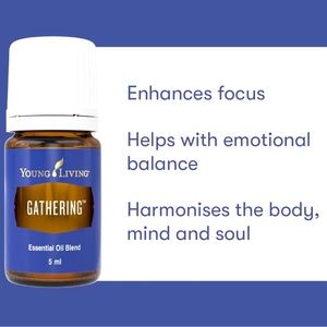 ❤️Gathering™ essential oil blend is a combination of nine essential oils.